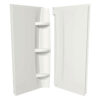 MAAX 36" x 36" x 72" Acrylic Direct-to-Stud Two-Piece Wall Kit in White (Smooth Wall) - Thumbnail Image 2