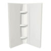 MAAX 36" x 36" x 72" Acrylic Direct-to-Stud Two-Piece Wall Kit in White (Smooth Wall) - Thumbnail Image 1