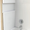 MAAX NexTile 30" x 60" x 60" Direct-to-Stud Four-Piece Alcove Tub Wall Kit in White (Subway Tile ST) - Thumbnail Image 3
