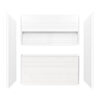 MAAX NexTile 30" x 60" x 60" Direct-to-Stud Four-Piece Alcove Tub Wall Kit in White (Subway Tile ST) - Thumbnail Image 4