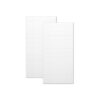 MAAX Denso 42" x 84" x 0.25" Solid Surface Glue up Two-Piece Wall Kit in White - Thumbnail Image 1