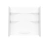 MAAX Olio Smooth 60" x 30" x 57" AcrylX Direct-to-Stud Three-Piece Wall Kit in White - Thumbnail Image 4