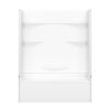 MAAX Olio Smooth 60" x 30" x 57" AcrylX Direct-to-Stud Three-Piece Wall Kit in White - Thumbnail Image 3