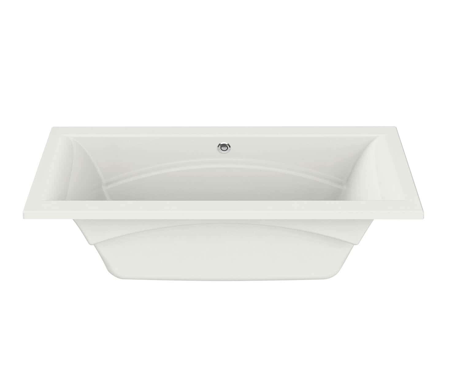 MAAX Optik 72" x 42" x 23 1/2" Acrylic Undermount Center Drain Bathtub - Image 4