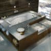 MAAX Optik 72" x 42" x 23 1/2" Acrylic Undermount Center Drain Bathtub - Thumbnail Image 3