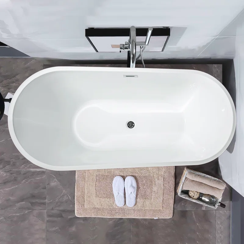 66.98''+x+29.55''+Freestanding+Soaking+Acrylic+Bathtub (2)
