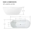 66.98''+x+29.55''+Freestanding+Soaking+Acrylic+Bathtub (3)