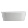 Iris+59.1''+x+29.5''+Freestanding+Soaking+Acrylic+Bathtub