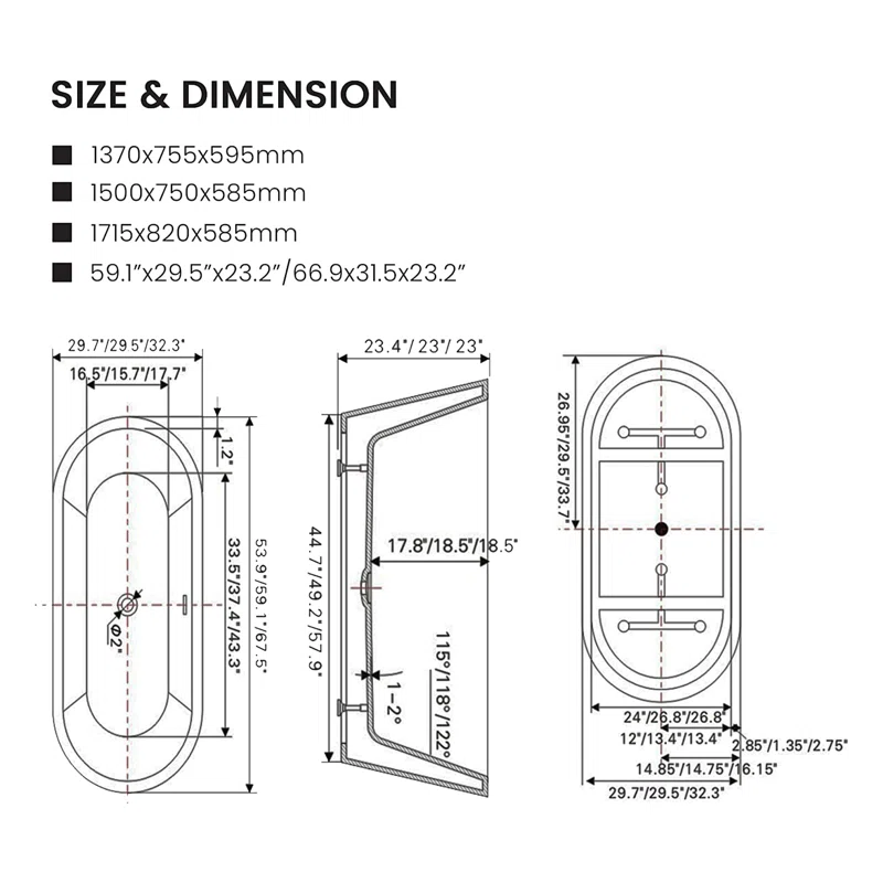 Iris+59.1''+x+29.5''+Freestanding+Soaking+Acrylic+Bathtub (3)