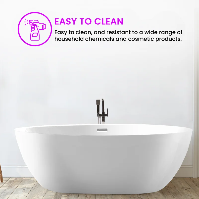 Sophia+55.1''+x+31.9''+Freestanding+Soaking+Acrylic+Bathtub (5)
