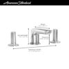 American Standard Studio™ S Widespread Low Spout Knob Handles 1.2 gpm/4.5 L/min With Lever Handles - Thumbnail Image 4