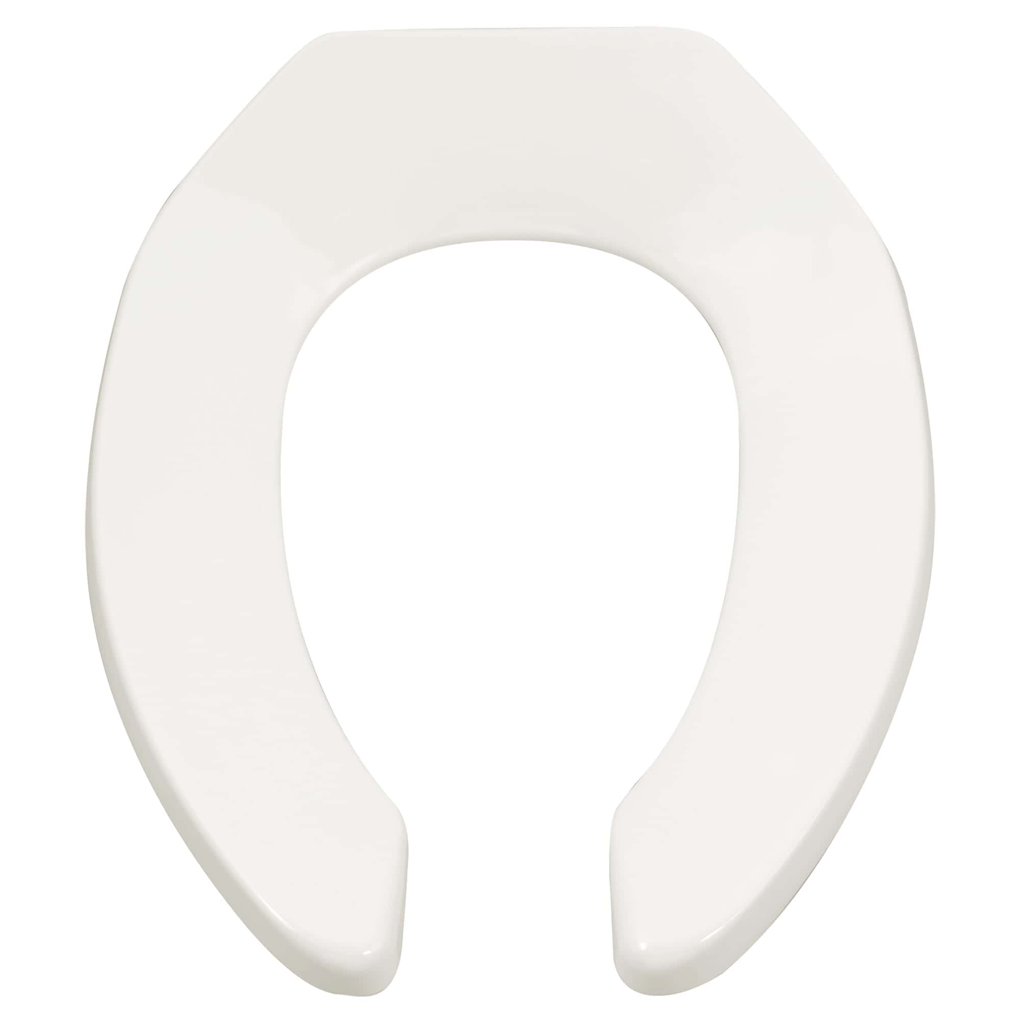 American Standard Commercial Heavy Duty Open Front Elongated Toilet Seat with EverClean® Surface