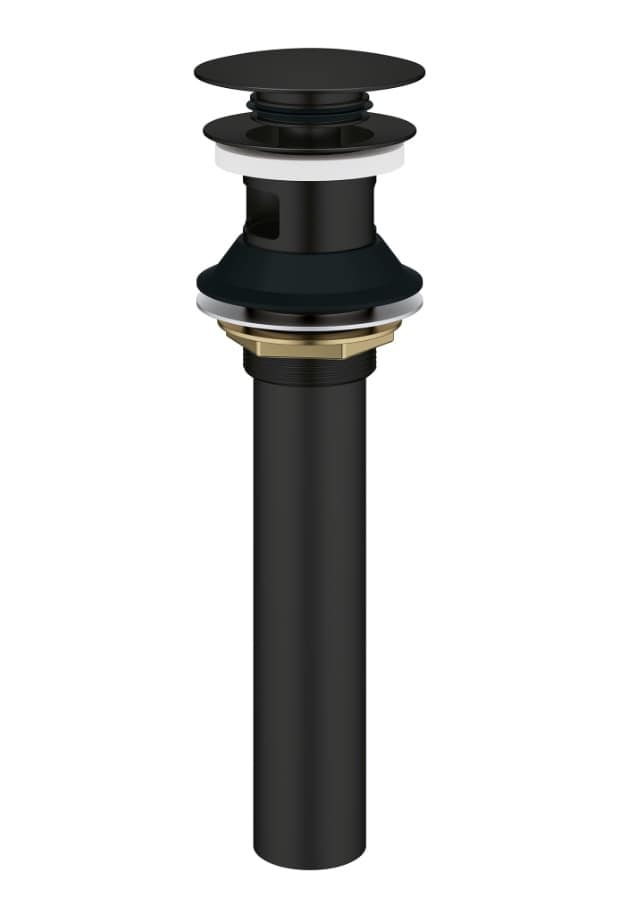 GROHE  BATHROOM SINK POP-UP DRAIN WITH OVERFLOW - Matte Black