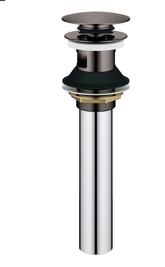 GROHE  BATHROOM SINK POP-UP DRAIN WITH OVERFLOW - Hard Graphite