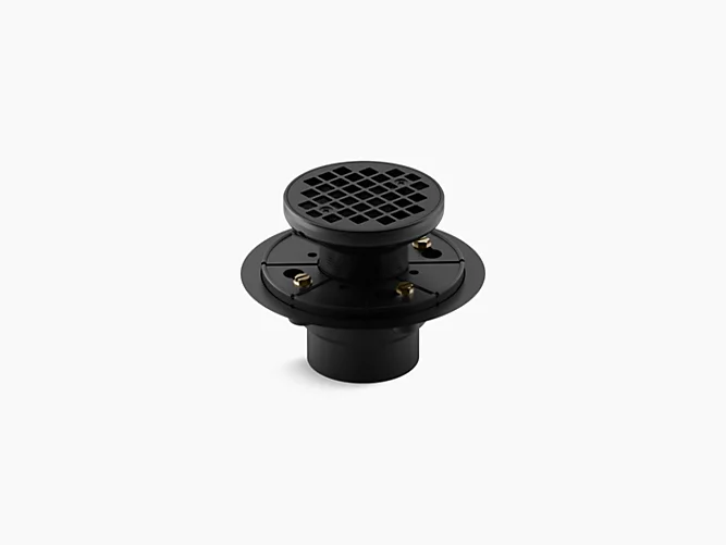 KOHLER Clearflo Round design tile-in shower drain - Matte Black