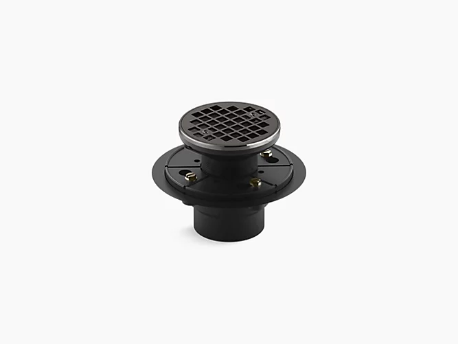 KOHLER Clearflo Round design tile-in shower drain - Vibrant Titanium