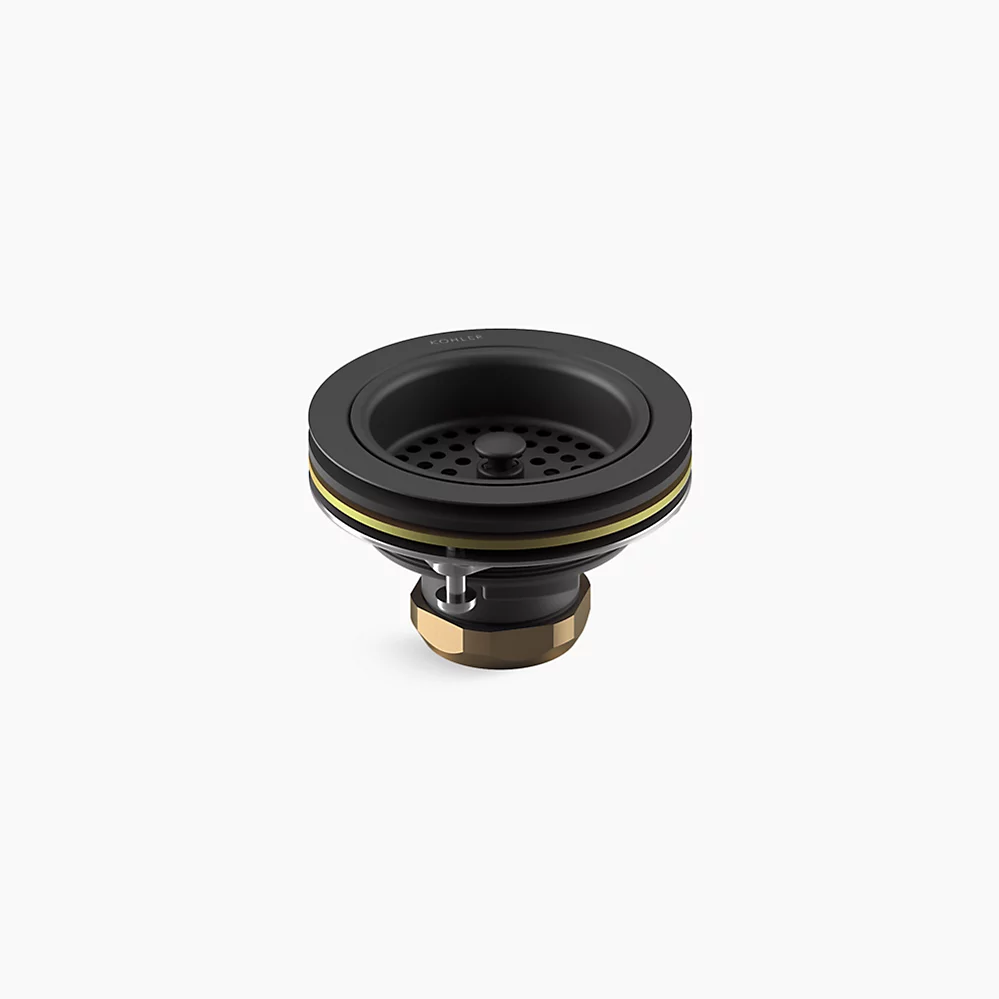 KOHLER Duostrainer® Sink drain and strainer basket, less tailpiece - Matte Black