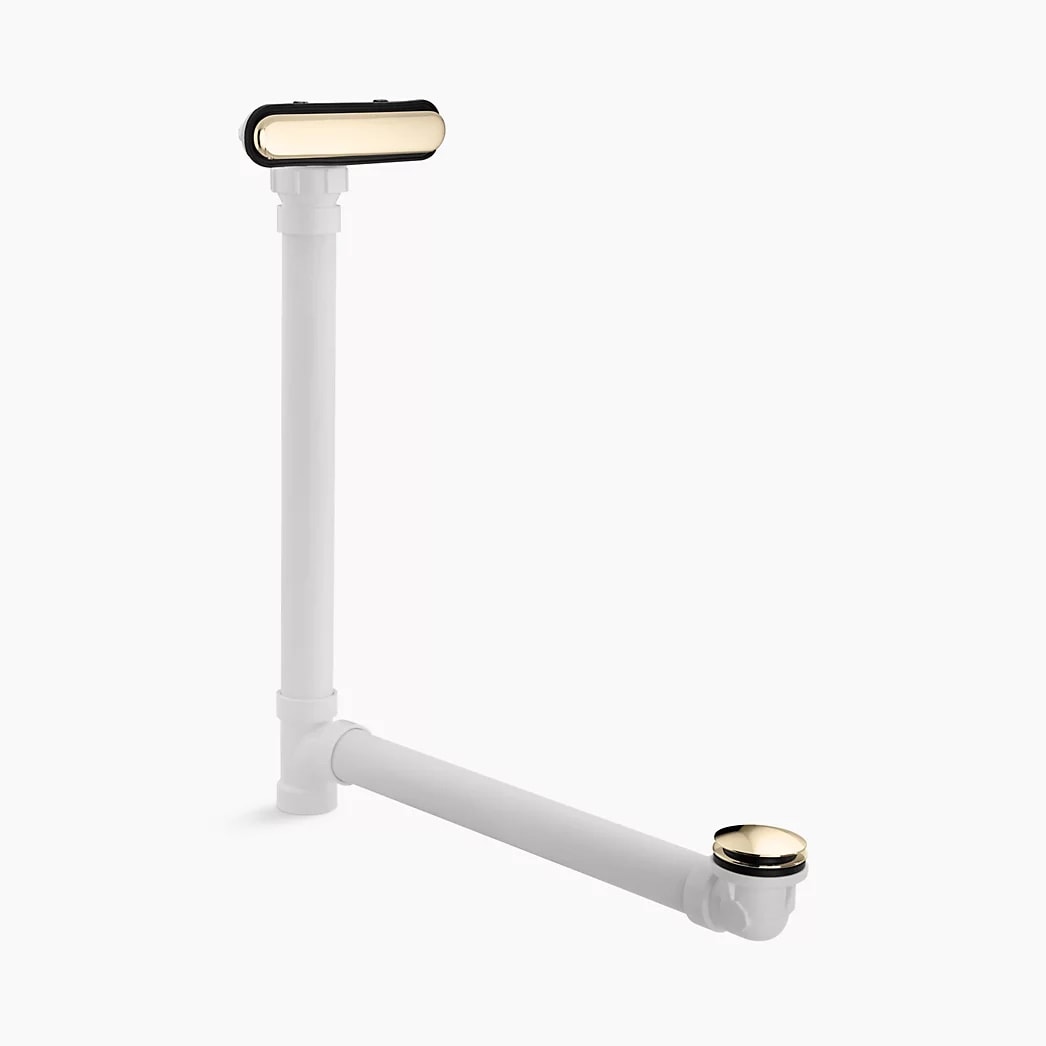 KOHLER Clearflo Slotted overflow bath drain - Vibrant French Gold