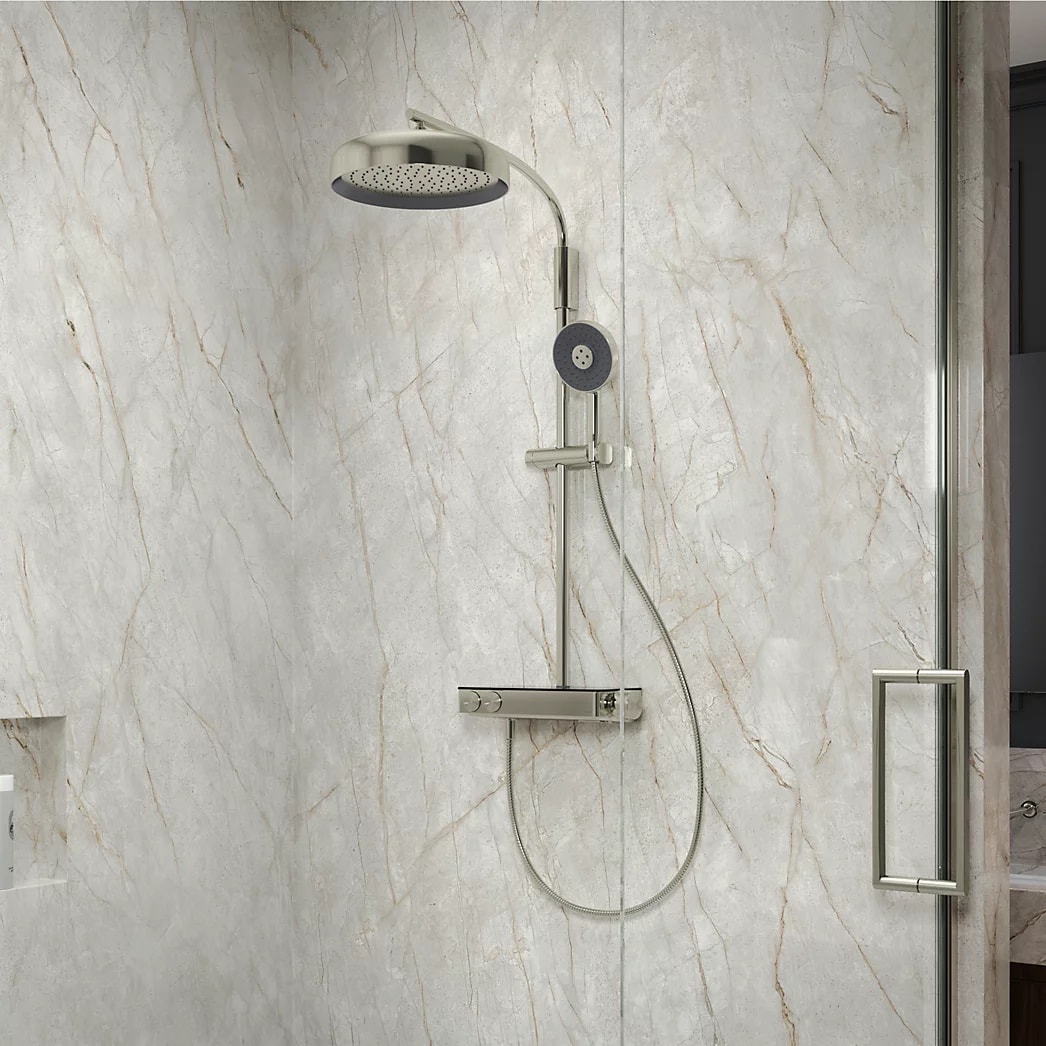 KOHLER Anthem™ Two-way exposed thermostatic valve with shower column for rainhead and handshower - Image 6