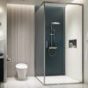KOHLER Anthem™ Two-way exposed thermostatic valve with shower column for rainhead and handshower - Thumbnail Image 9