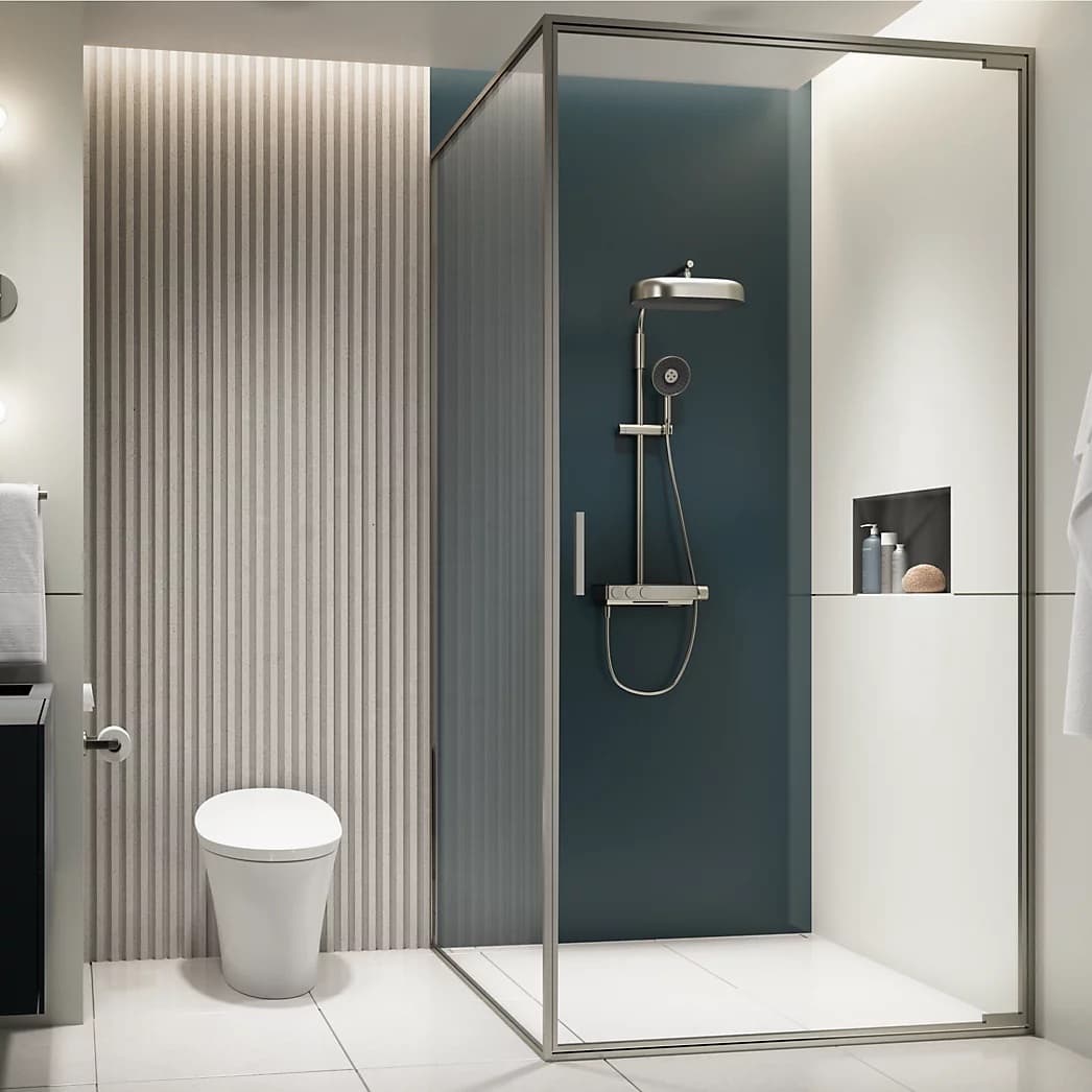 KOHLER Anthem™ Two-way exposed thermostatic valve with shower column for rainhead and handshower - Image 9