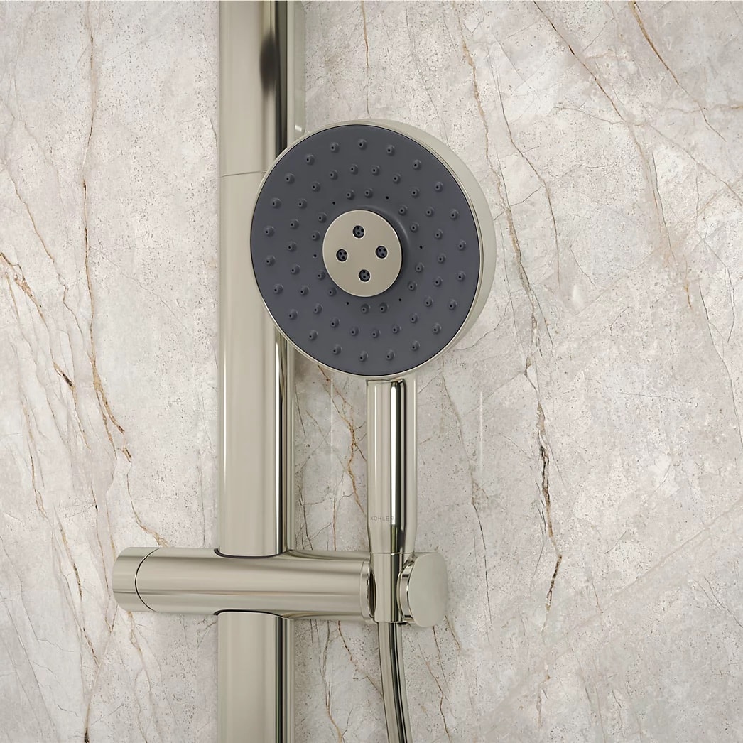 KOHLER Anthem™ Two-way exposed thermostatic valve with shower column for rainhead and handshower - Image 8