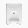 KOHLER Morningside™ 20" x 27" wall-mount/concealed arm carrier wheelchair bathroom sink with single faucet hole and left-hand soap dispenser hole - Thumbnail Image 2