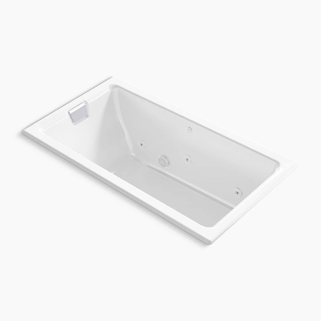 KOHLER Tea-for-Two® 66" x 36" drop-in/undermount whirlpool bath - Image 1