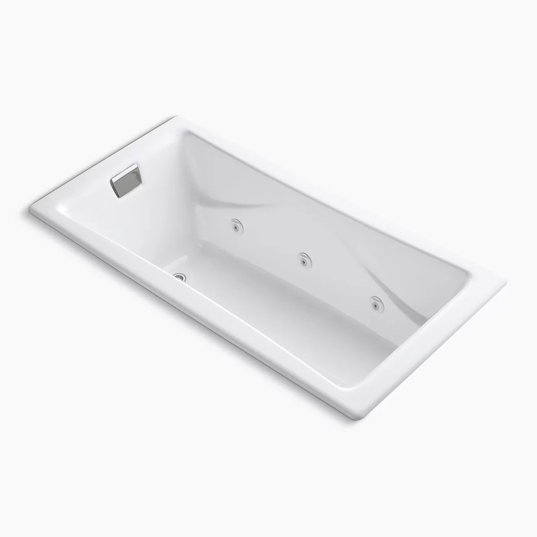KOHLER Tea-for-Two® 71-3/4" x 36" drop-in/undermount whirlpool bath - Image 1