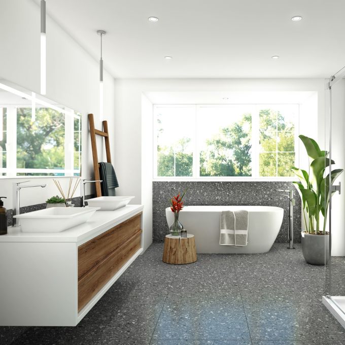 Kalia Canada MOROKA Tall single hole sink faucet without drain - Image 6