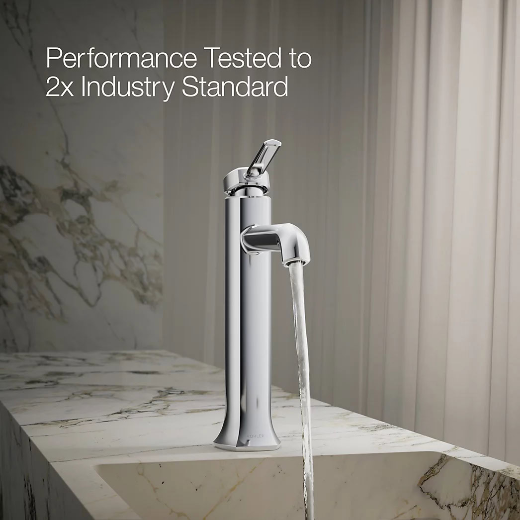 KOHLER Occasion® Tall single-handle bathroom sink faucet, 0.5 gpm - Image 7