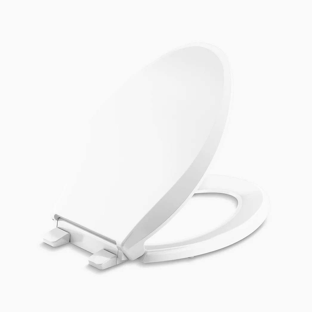 KOHLER Cachet® ReadyLatch® Quiet-Close™ elongated toilet seat - White