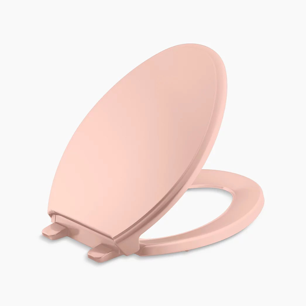 KOHLER Glenbury™ Quiet-Close™ elongated toilet seat - 150th Peachblow