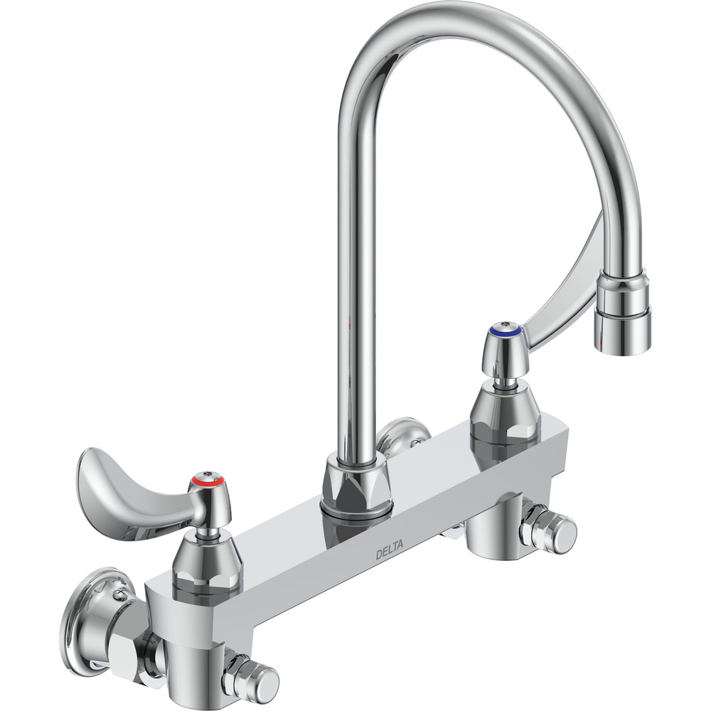 DELTA WALLMOUNT SINK FAUCET - Chrome