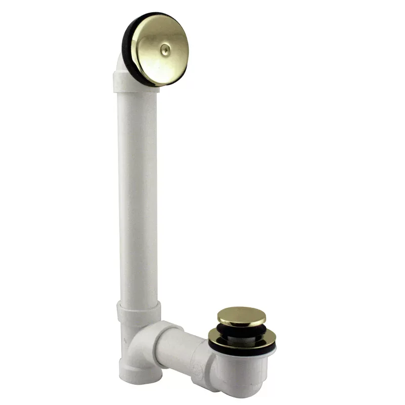 WATCO POP-UP DRAIN AND BATHTUB OVERFLOW IN ABS - Polished Brass