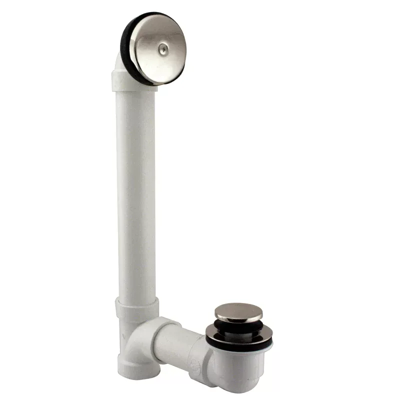 WATCO POP-UP DRAIN AND BATHTUB OVERFLOW IN ABS - Polished Nickel