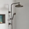 BRIZO Essential™ Shower Series Classic Round H2Okinetic® Multi-Function Handshower - Thumbnail Image 2