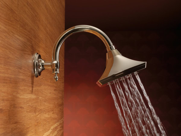 BRIZO Essential™ Shower Series 10" Classic Wall Mount Shower Arm And Flange - Image 2