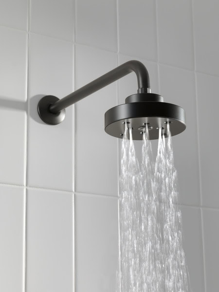 BRIZO Essential™ Shower Series 16" Linear Round Wall Mount Shower Arm And Flange - Image 2
