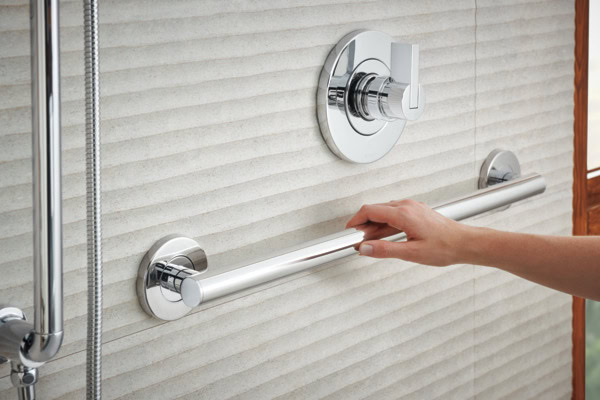 BRIZO 24" Linear Round Grab Bar - Image 2