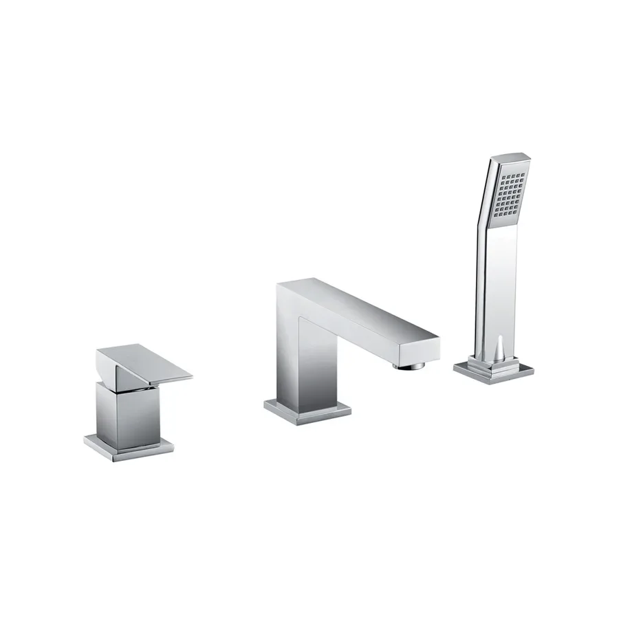 Agua Canada SALVATORE 3Pcs Square Bathtub Faucet - Image 1