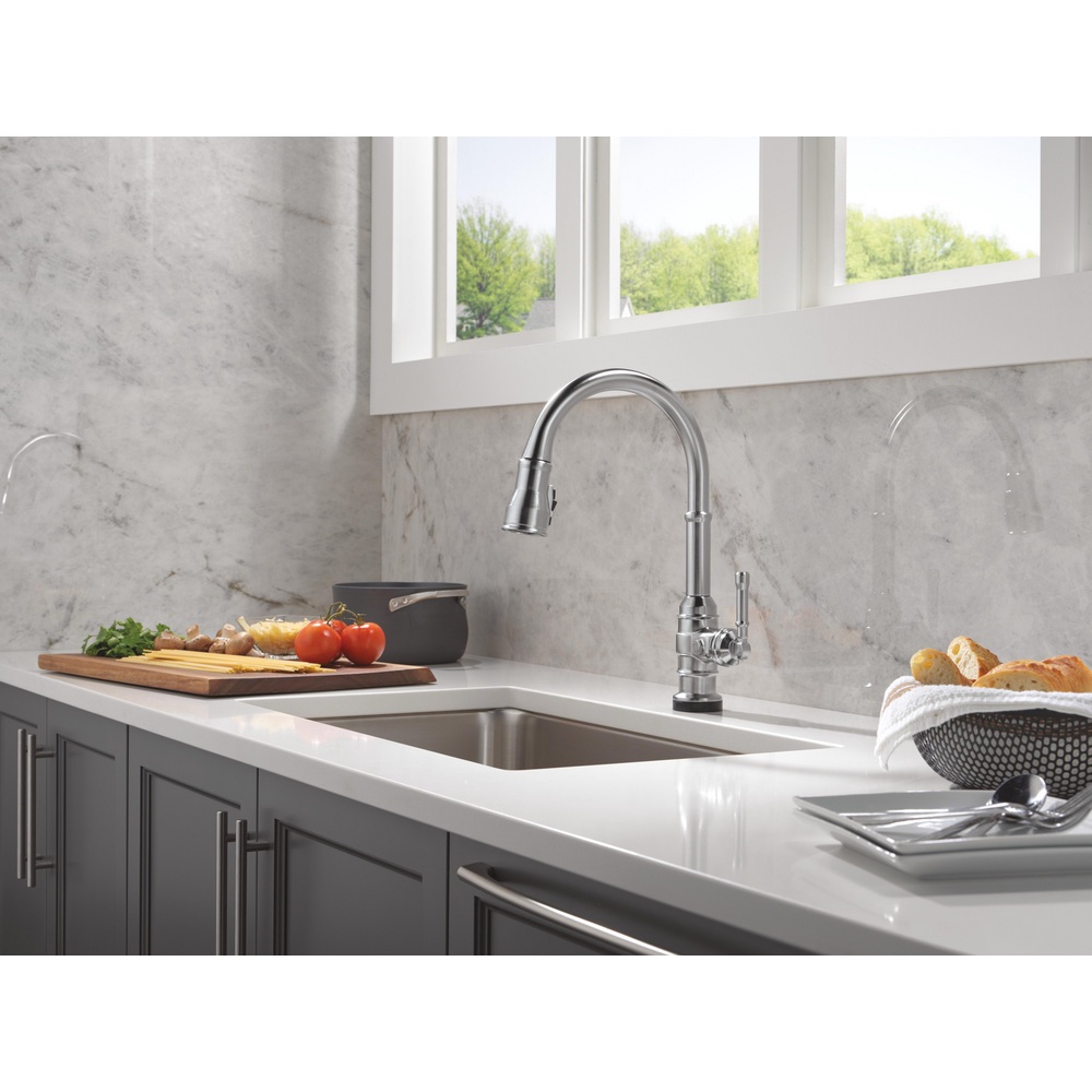 DELTA Broderick Touchless Kitchen Pulldown Faucet - Image 3