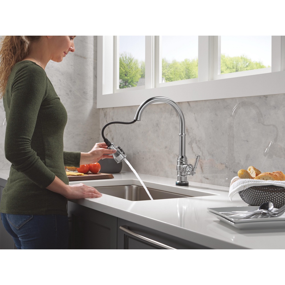 DELTA Broderick Touchless Kitchen Pulldown Faucet - Image 9