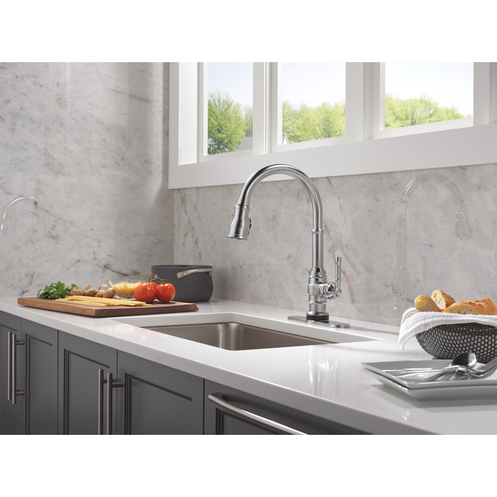 DELTA Broderick Touchless Kitchen Pulldown Faucet - Image 10