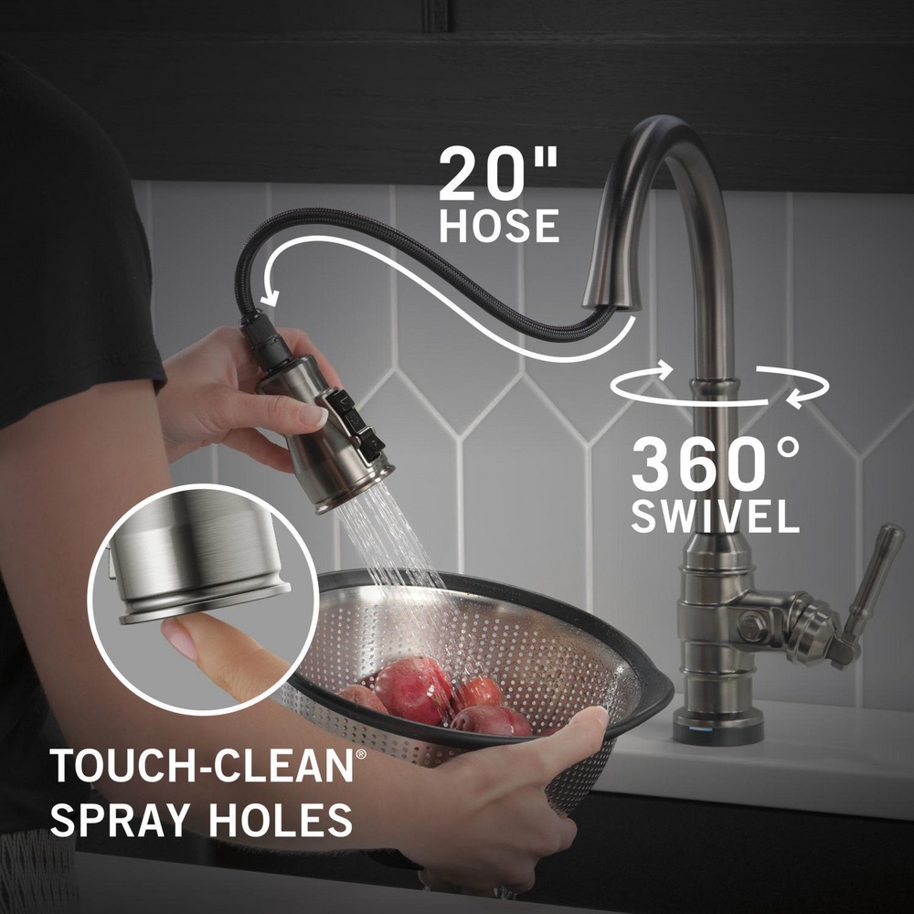 DELTA Broderick Touchless Kitchen Pulldown Faucet - Image 45