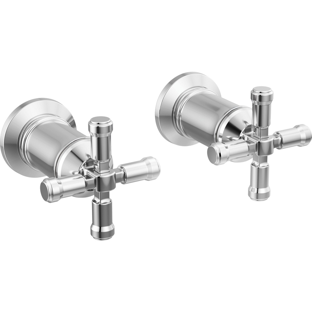 Delta BRODERICK Wall Mount Bathroom Faucet Handle Kit-Cross - Image 1