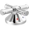 Delta BRODERICK 3-Hole Roman Tub w/Hand Shower - Handle Kit-Cross - Thumbnail Image 1