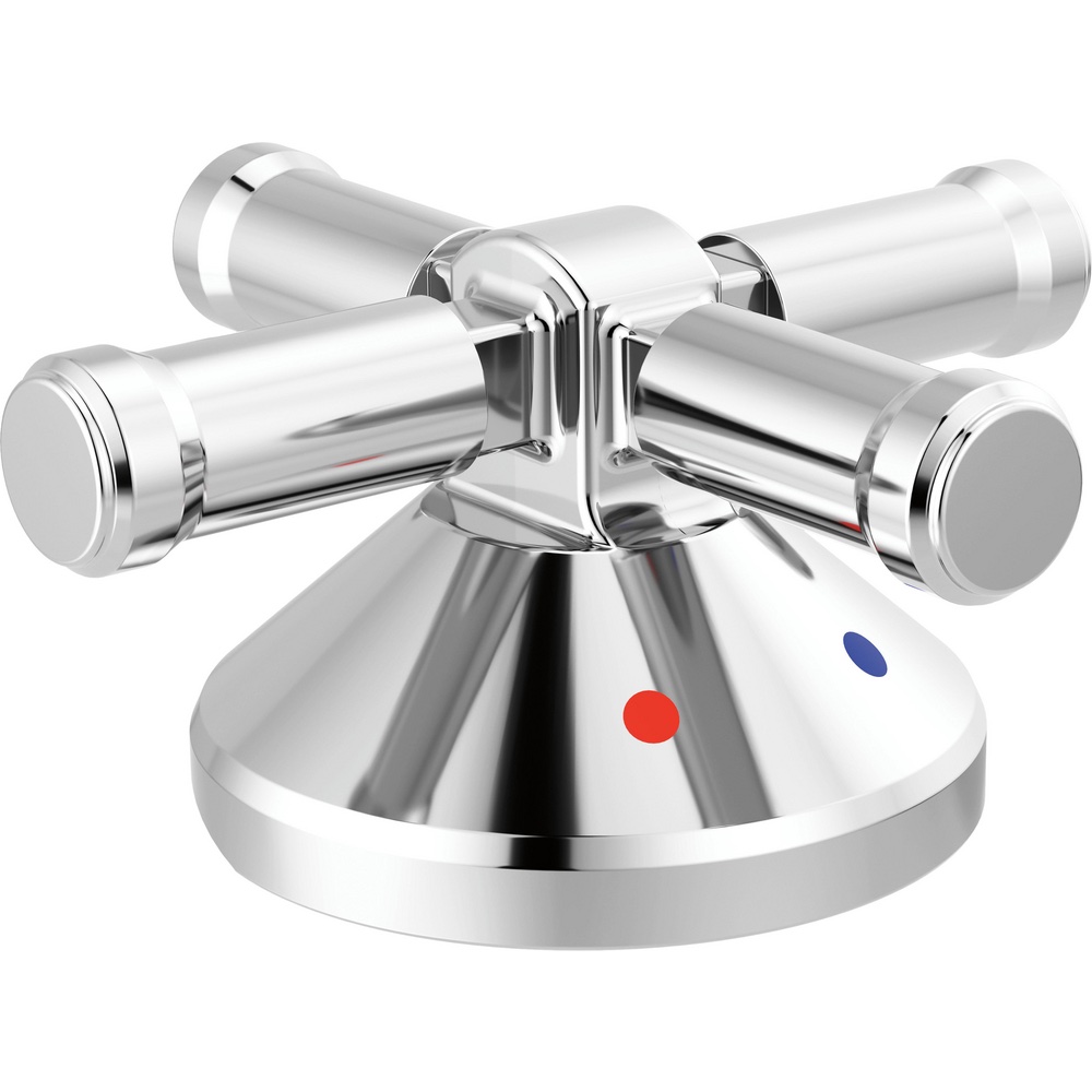 Delta BRODERICK 3-Hole Roman Tub w/Hand Shower - Handle Kit-Cross - Image 1