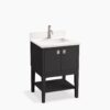 KOHLER Seagrove® by Studio McGee 24" bathroom vanity cabinet with sink and quartz top - Thumbnail Image 1