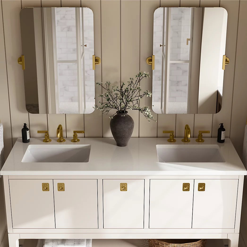 KOHLER Seagrove® by Studio McGee 60"bathroom vanity cabinet with sink and quartz top - Image 10